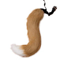 Fox Mask Gloves Cosplay Costume Furry Simulation Halloween Beast Tail Set