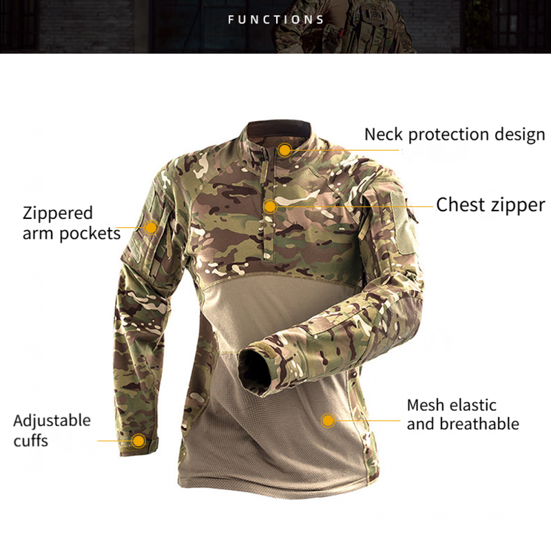 Frog Suit Outdoor Breathable Training Camouflage Tactical Clothing