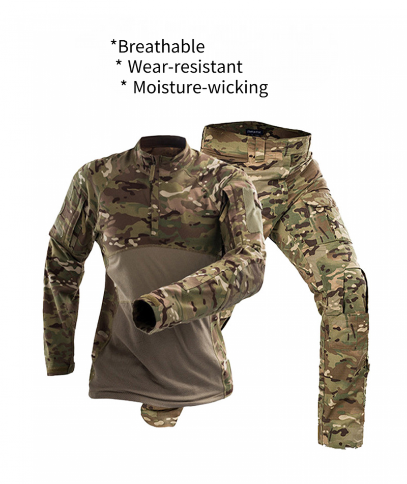 Frog Suit Outdoor Breathable Training Camouflage Tactical Clothing