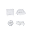 Game Alien Stage Sua Cosplay Costume White Ruffles Dress - AwwwCos