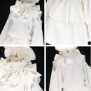 Game Alien Stage Sua Cosplay Costume White Ruffles Dress - AwwwCos