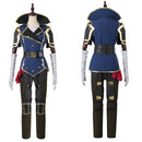 Game Arcane LOL Vi Cosplay Costume Girls Uniform Jacket Pants