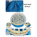 Game Arcane:League of Legends Jinx Cosplay Blue Wig With Circle Buns - AwwwCos