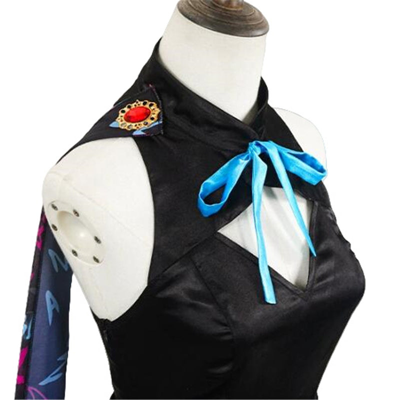 Game Arcane League of Legends Jinx Cosplay Costume Fashion Dress