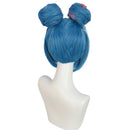 Game Arcane:League of Legends Jinx Cosplay Wig With Circle Buns - AwwwCos