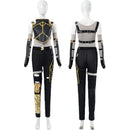 Game Arcane:League of Legends Vi Cosplay Costume Black Armor Suit - AwwwCos