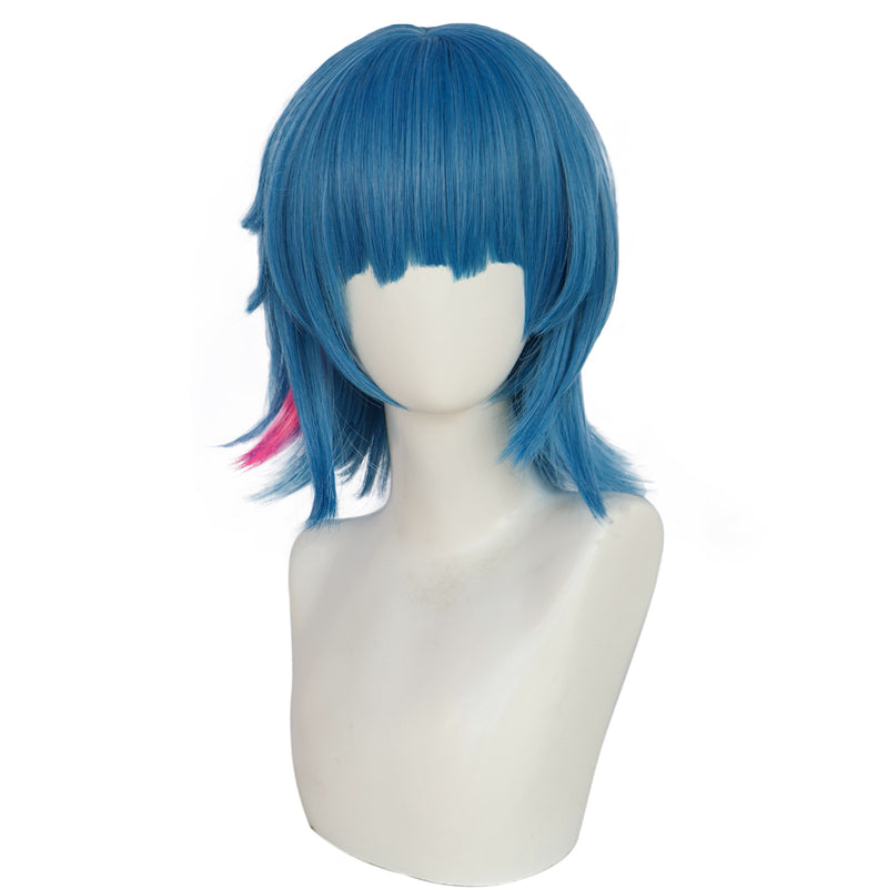 Game Arcane：League of Legends Jinx Cosplay Wig - AwwwCos