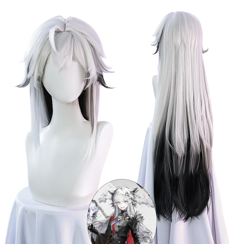 Game Arknights Lappland Cosplay Costume Full Set Shoes Wig