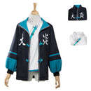 Game Arknights Yan Cosplay Costume Green Coat White Top - AwwwCos
