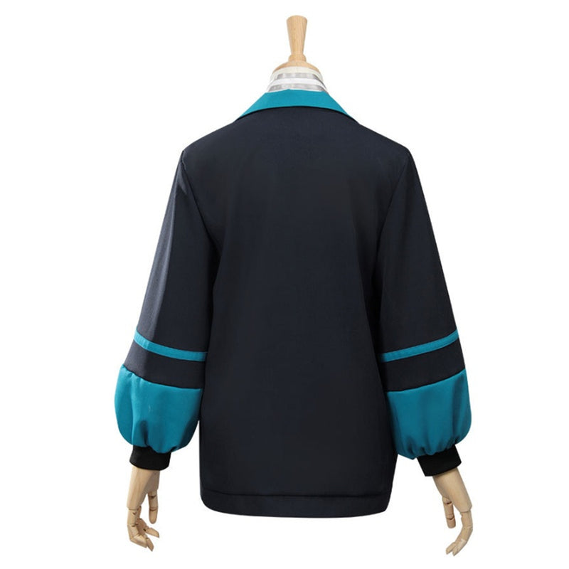 Game Arknights Yan Cosplay Costume Green Coat White Top - AwwwCos