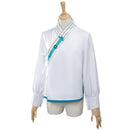 Game Arknights Yan Cosplay Costume Green Coat White Top - AwwwCos