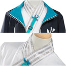 Game Arknights Yan Cosplay Costume Green Coat White Top - AwwwCos