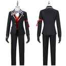 Twisted-Wonderland Riddle Rosehearts Cosplay Costume Men Black Suit Uniform - AwwwCos