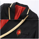 Twisted-Wonderland Riddle Rosehearts Cosplay Costume Men Black Suit Uniform - AwwwCos