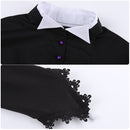 Twisted-Wonderland Rook Hunt Cosplay Costume Cross Tied Coat Purple Outer Robe