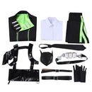 Twisted-Wonderland Silver Sebek Cosplay Costume Black Military Jacket