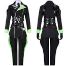 Twisted-Wonderland Silver Sebek Cosplay Costume Black Military Jacket