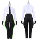 Twisted-Wonderland Silver Sebek Cosplay Costume Black Military Jacket