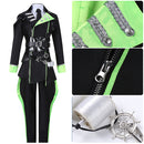 Twisted-Wonderland Silver Sebek Cosplay Costume Black Military Jacket