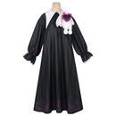 Game Eggy Party: Survive the Night! Tenkousei Doris Cosplay Costume Black Dress