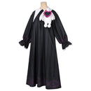 Game Eggy Party: Survive the Night! Tenkousei Doris Cosplay Costume Black Dress