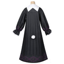 Game Eggy Party: Survive the Night! Tenkousei Doris Cosplay Costume Black Dress