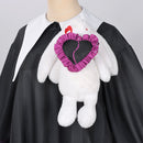 Game Eggy Party: Survive the Night! Tenkousei Doris Cosplay Costume Black Dress