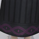 Game Eggy Party: Survive the Night! Tenkousei Doris Cosplay Costume Black Dress