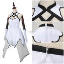 Game FGO Arcueid Brunestud Cosplay Costume White Dress