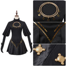 Game FGO Ereshkigal Alter Cosplay Costume Black Uniform Cloak - AwwwCos