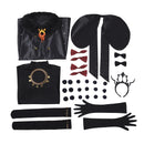 Game FGO Ereshkigal Alter Cosplay Costume Black Uniform Cloak - AwwwCos