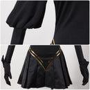 Game FGO Ereshkigal Alter Cosplay Costume Black Uniform Cloak - AwwwCos