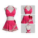 Game Final Fantasy Rebirth Aerith Gainsborough Cosplay Costume Red Swimsuit - AwwwCos