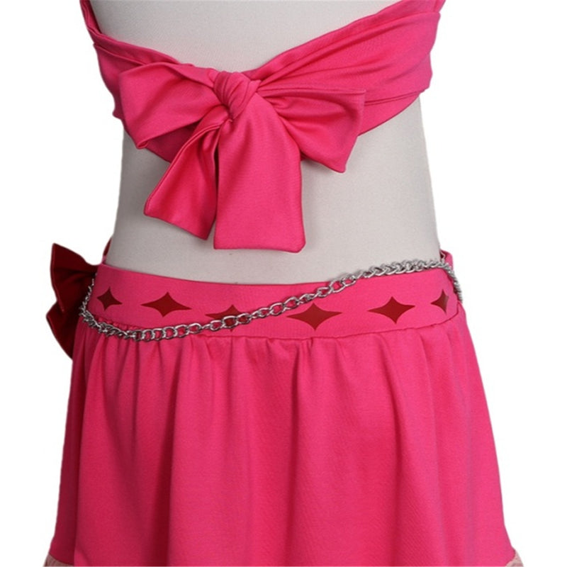 Game Final Fantasy Rebirth Aerith Gainsborough Cosplay Costume Red Swimsuit - AwwwCos