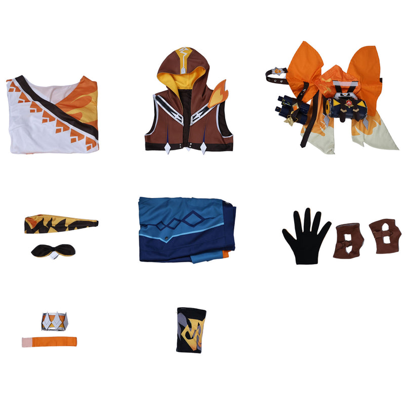 Game Genshin Impact Bennett Cosplay Costume Performance Outfits - AwwwCos