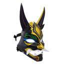 Game Genshin Impact Cosplay Mask Tartaglia Xiao Resin Face Mask Suitable Halloween Party - AwwwCos