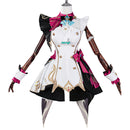 Game Genshin Impact Escoffier Cosplay Costume Sleeve White Dress - AwwwCos