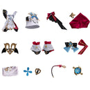 Game Genshin Impact Escoffier Cosplay Costume Sleeve White Dress - AwwwCos