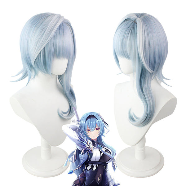 Game Genshin Impact Eula Cosplay Costume Shoes Wig - AwwwCos