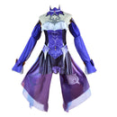 Game Genshin Impact Fischl New Skin Ein Immernachtstraum Cosplay Costume Purple Dress