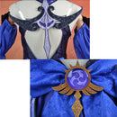 Game Genshin Impact Fischl New Skin Ein Immernachtstraum Cosplay Costume Purple Dress