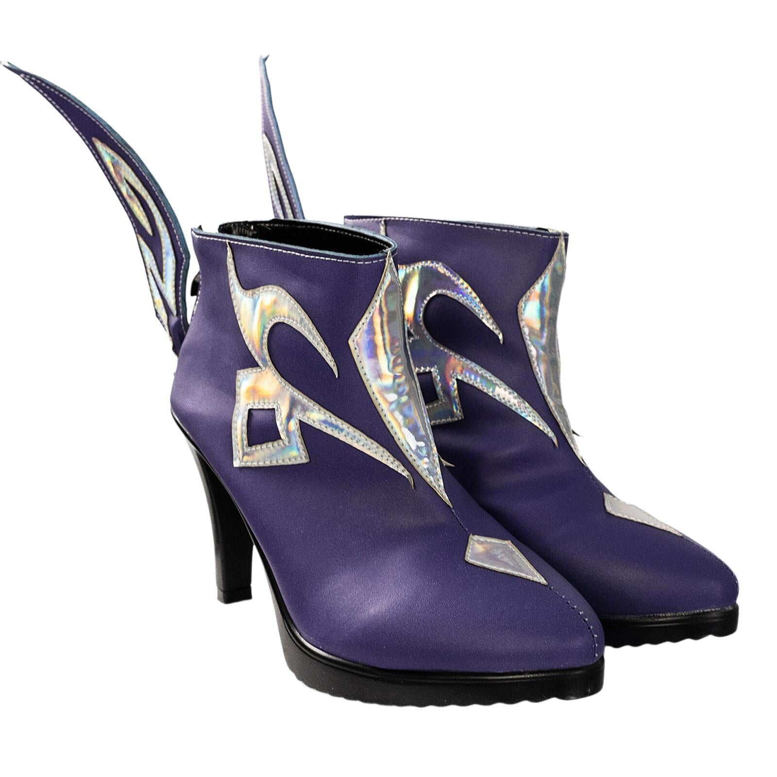 Game Genshin Impact Fontaine Skirk Cosplay High Heel Purple Shoes game-genshin-impact-fontaine-skirk-cosplay-high-heel-purple-shoes