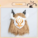 Game Genshin Impact Hilichurl Cosplay Costume Halloween Carnival Ouitfit Mask