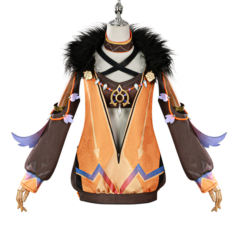 Game Genshin Impact Iansan Cosplay Costume Dress Shoes Wig - AwwwCos
