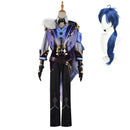 Game Genshin Impact Kaeya Alberich Cosplay Costume Roleplay Outfit with Cloak