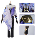 Game Genshin Impact Kaeya Alberich Cosplay Costume Roleplay Outfit with Cloak