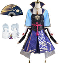 Game Genshin Impact Kamisato Ayaka Cosplay Costume Dress Robe