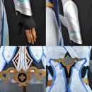 Game Genshin Impact Lumine Cosplay Costume Dress Robe Ball Gown