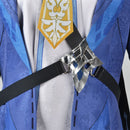 Game Genshin Impact Mika Cosplay Costume Roleplay Outfit with Backpack