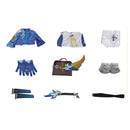 Game Genshin Impact Mika Cosplay Costume Roleplay Outfit with Backpack